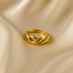 Eternal Twist Ring in 18 carat gold with interwoven design