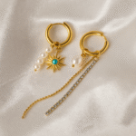 Celestial Harmony Mismatch Hoops