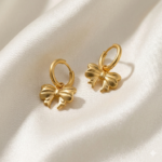 Lunelle Bow Hoop Earrings