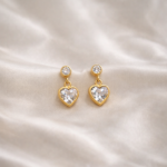 Celestia Heart Drop Earrings