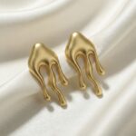 Molten Muse Drop Earrings