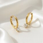 Aurelia Spark Hoop Earrings