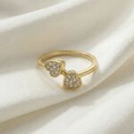 Amora Twin Heart Ring