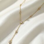 Amoura Drop Heart Necklace