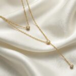 Lunara Trio Drop Necklace