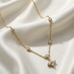 Florette Drop Station Necklace