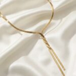 Seraphine Knot Lariat Necklace