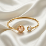 Blush Duet Cuff Bracelet