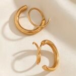 Aveline Bold spiral Hoop Earrings